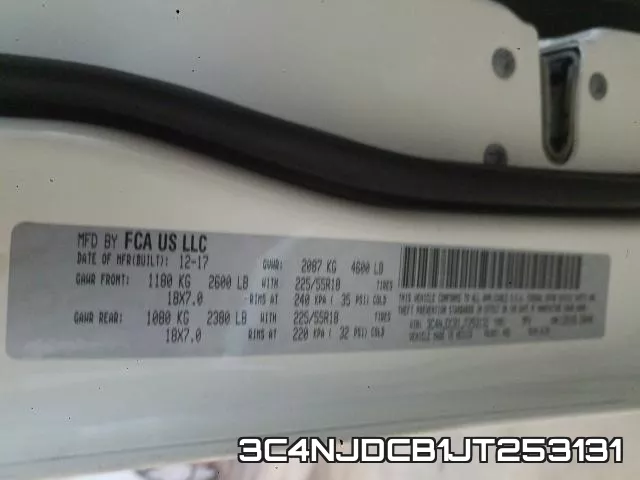 3C4NJDCB1JT253131 фото 2