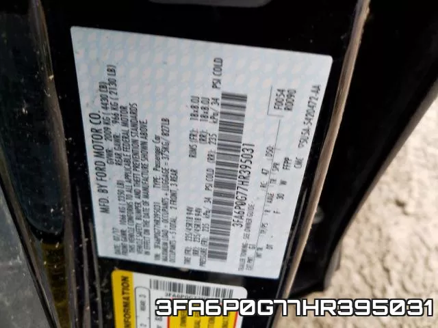 3FA6P0G77HR395031 фото 2