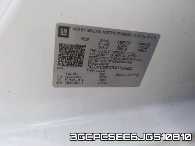 3GCPCSEC6JG510810 фото 2
