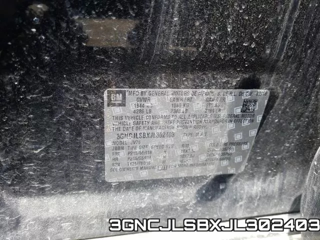 3GNCJLSBXJL302403 фото 2
