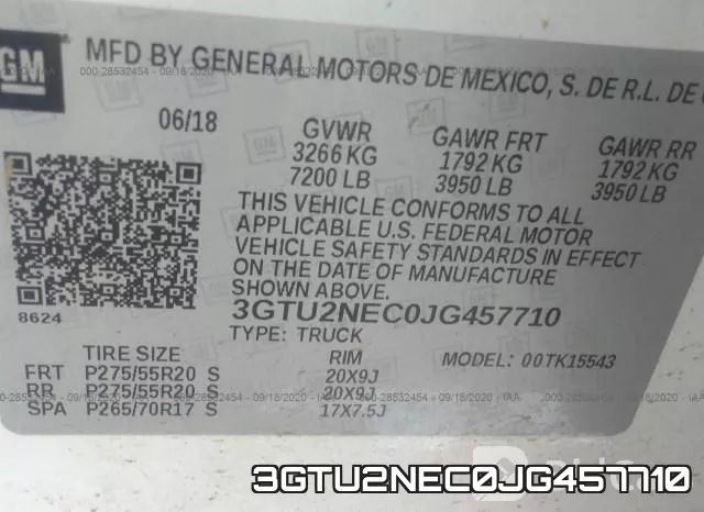 3GTU2NEC0JG457710 фото 10