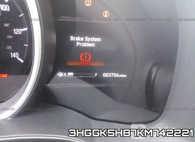3HGGK5H87KM742221 фото 8