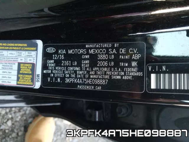 3KPFK4A75HE098887 фото 2