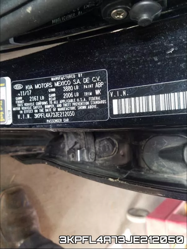 3KPFL4A73JE212050 фото 2