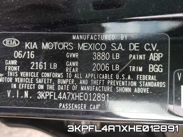 3KPFL4A7XHE012891 фото 2