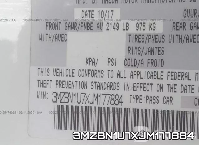 3MZBN1U7XJM177884 фото 10