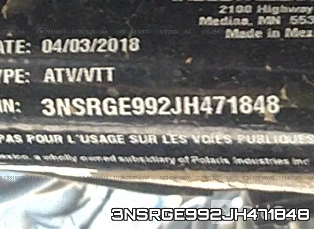 3NSRGE992JH471848 фото 2
