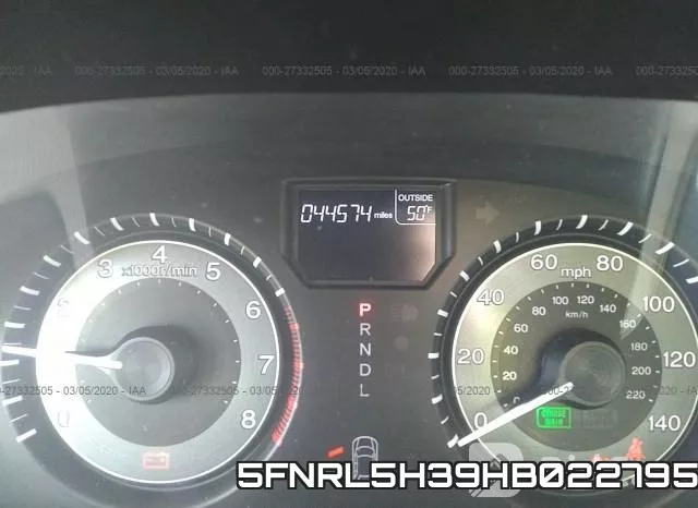5FNRL5H39HB022795 фото 8
