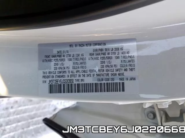 JM3TCBEY6J0220668 фото 2