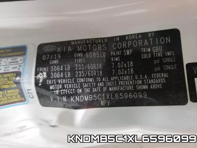 KNDMB5C1XL6596099 фото 2