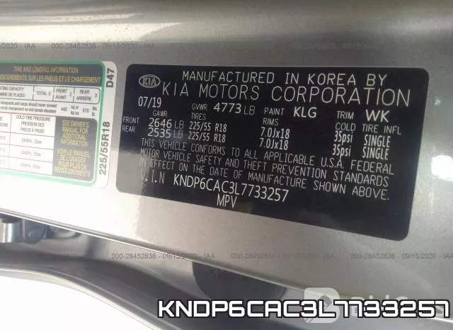 KNDP6CAC3L7733257 фото 10
