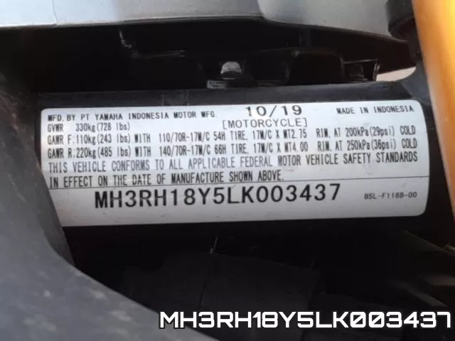 MH3RH18Y5LK003437 фото 2