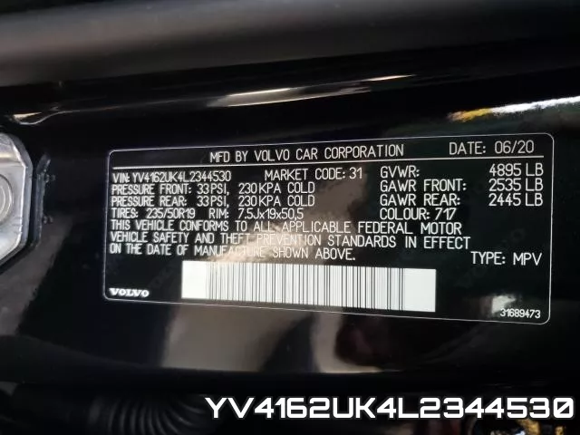 YV4162UK4L2344530 фото 2