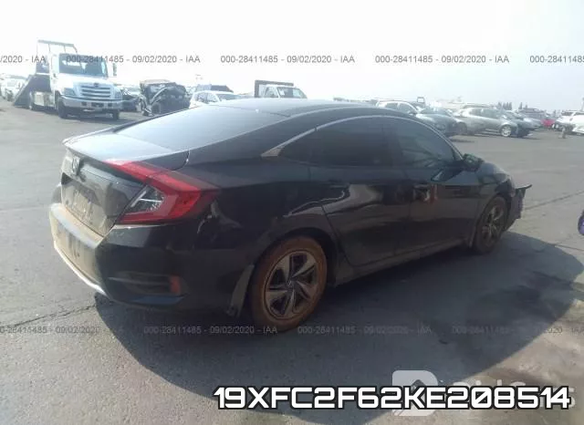 19XFC2F62KE208514 фото 4