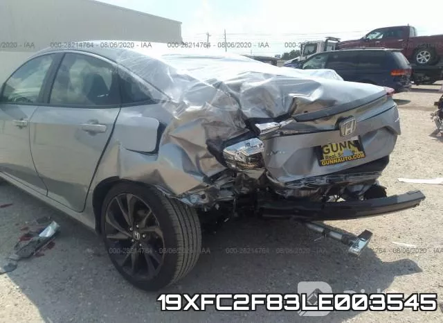 19XFC2F83LE003545 фото 7