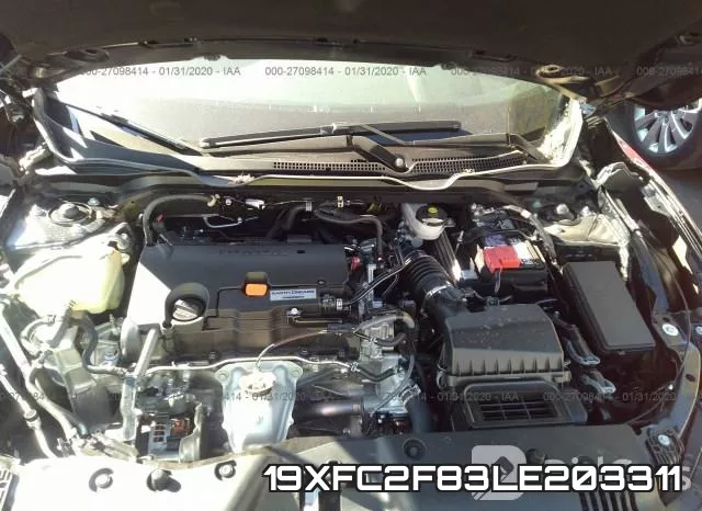 19XFC2F83LE203311 фото 2