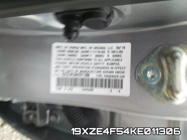 19XZE4F54KE011306 фото 2