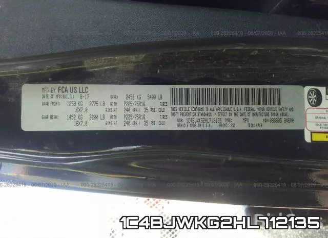 1C4BJWKG2HL712135 фото 10