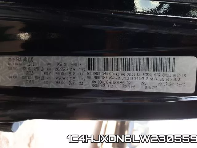 1C4HJXDN6LW230559 фото 2