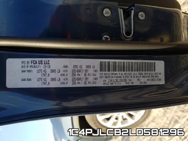 1C4PJLCB2LD581296 фото 2