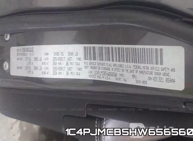 1C4PJMCB5HW656560 фото 10
