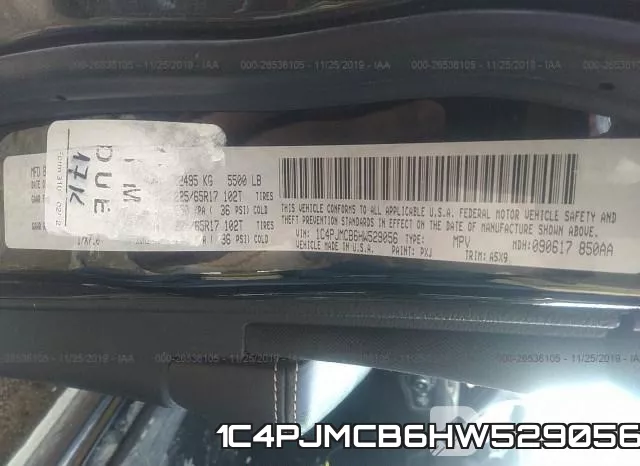 1C4PJMCB6HW529056 фото 10