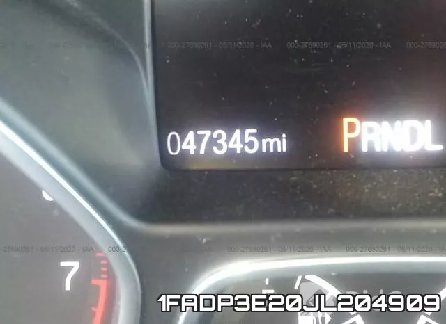 1FADP3E20JL204909 фото 8