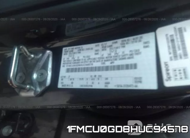 1FMCU0GD8HUC94578 фото 10