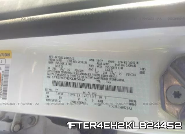 1FTER4EH2KLB24452 фото 10