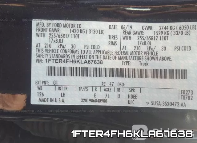 1FTER4FH6KLA67638 фото 10
