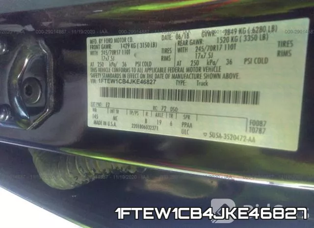 1FTEW1CB4JKE46827 фото 10