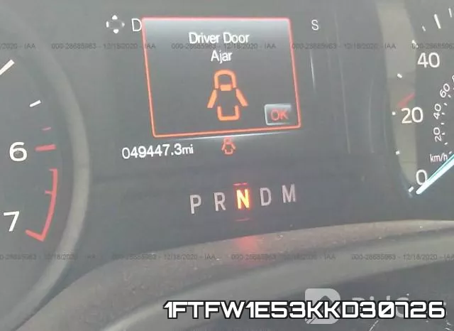 1FTFW1E53KKD30726 фото 8