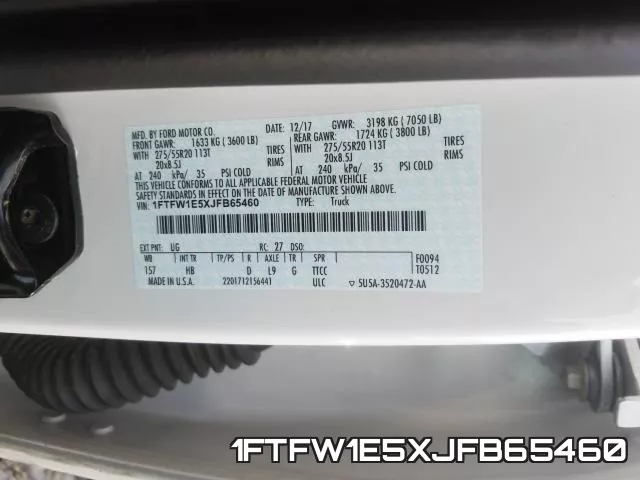 1FTFW1E5XJFB65460 фото 2