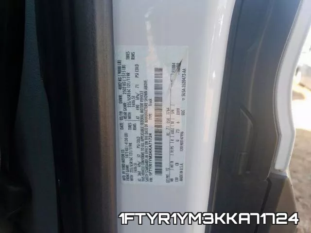 1FTYR1YM3KKA71724 фото 2
