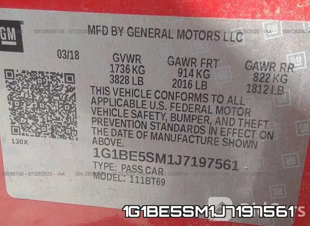 1G1BE5SM1J7197561 фото 10