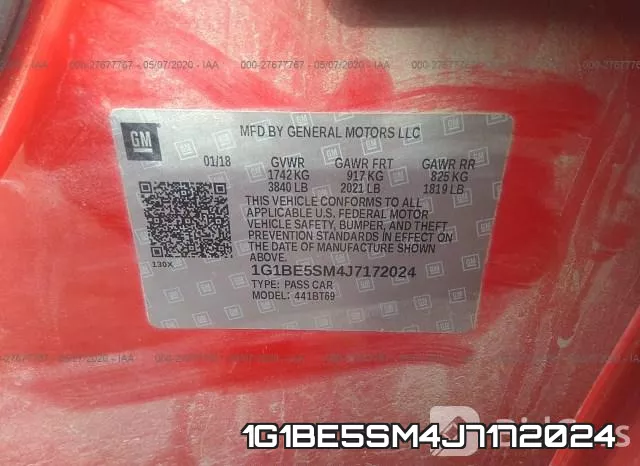 1G1BE5SM4J7172024 фото 10