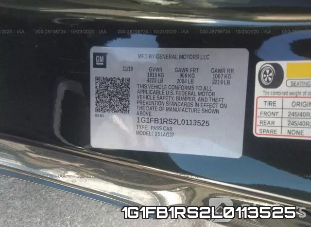 1G1FB1RS2L0113525 фото 10
