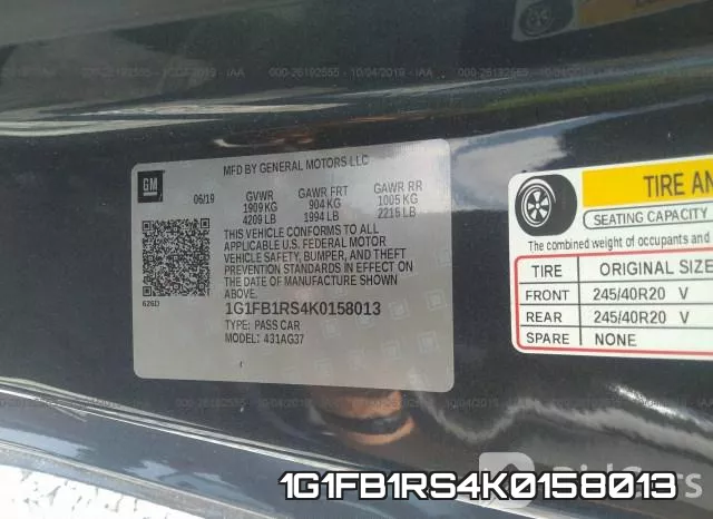 1G1FB1RS4K0158013 фото 10