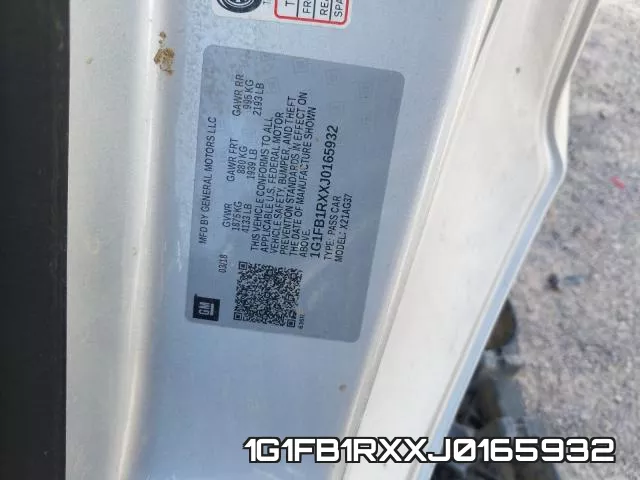 1G1FB1RXXJ0165932 фото 2