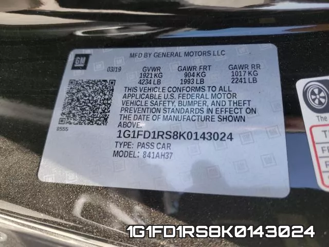 1G1FD1RS8K0143024 фото 2
