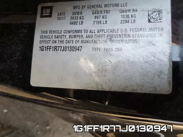 1G1FF1R77J0130947 фото 2