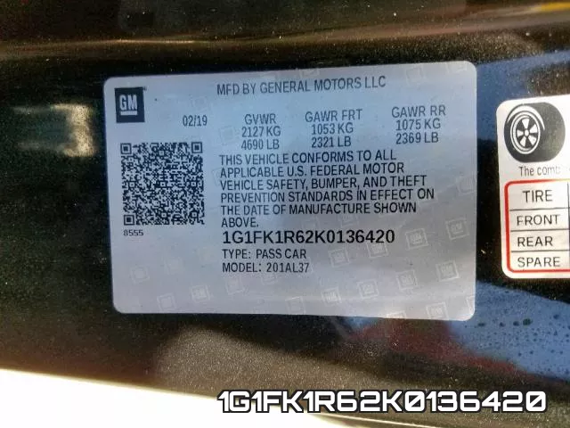 1G1FK1R62K0136420 фото 2