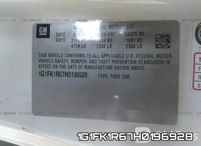1G1FK1R67H0196928 фото 10