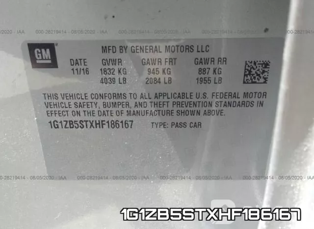 1G1ZB5STXHF186167 фото 10