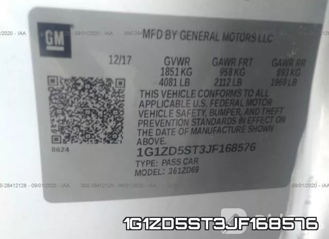 1G1ZD5ST3JF168576 фото 10