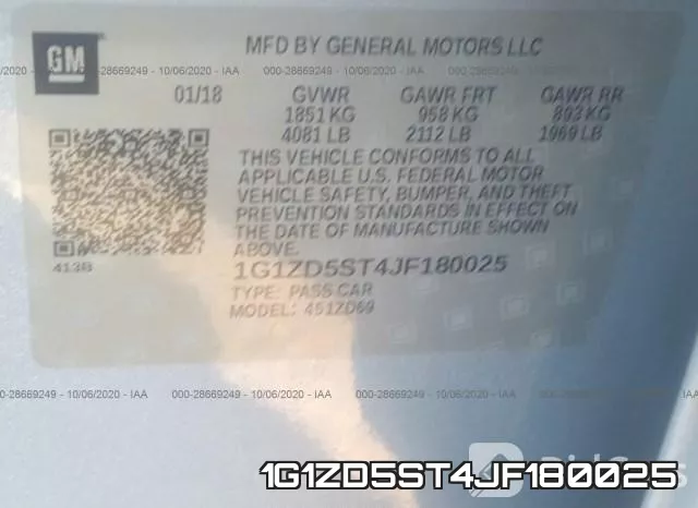 1G1ZD5ST4JF180025 фото 10