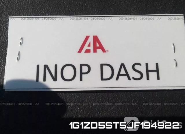 1G1ZD5ST5JF194922 фото 6