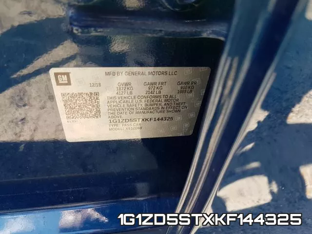 1G1ZD5STXKF144325 фото 2