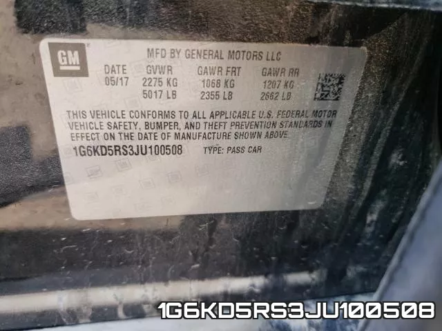 1G6KD5RS3JU100508 фото 2