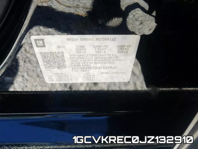 1GCVKREC0JZ132910 фото 2